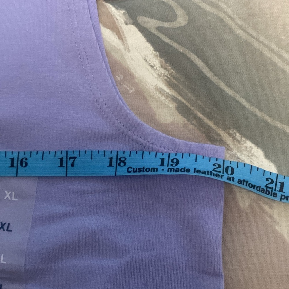 Gap Lavender Sleeveless Women's Top XL 96 cot 4 spandex PTP 20in & stretches NWT - Picture 9 of 9
